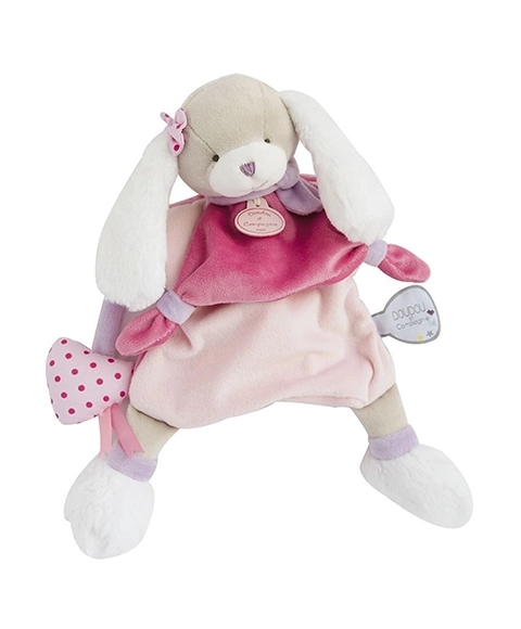 Plüsch-Handpuppe Hund Rosa 28 cm