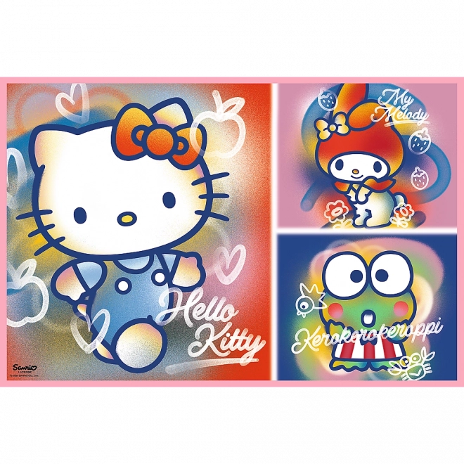 Puzzle 2x200 Hello Kitty und Freunde