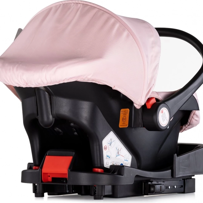 Chipolino Aura i-Size Kindersitz in Rosa Marshmallow