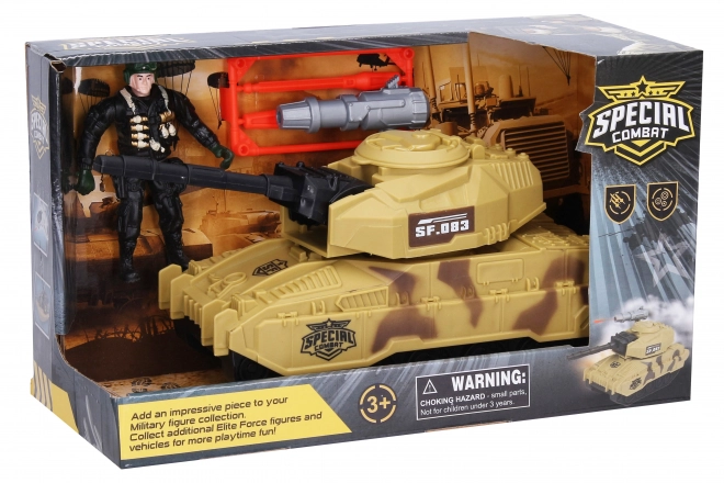 Panzer mit Figur 25cm