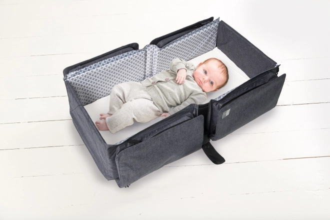 Wickel- und Tragetasche Baby Travel Grau