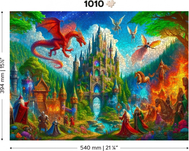 Holzpuzzle Fantasieschloss 1010 Teile