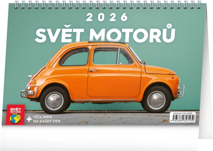 Tischkalender Welt der Motoren 2026
