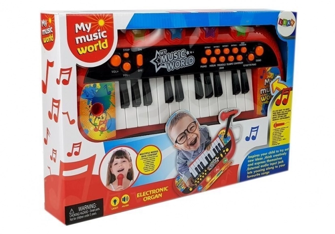 Kinder Keyboard mit Mikrofon