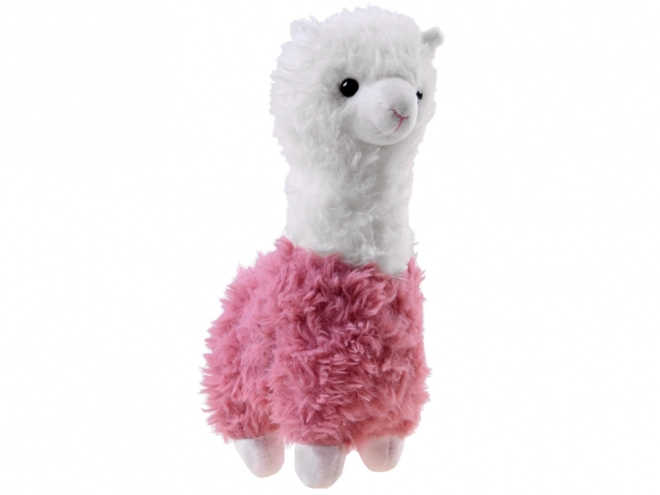 Flauschiges Lama Plüschtier 28cm – rosa