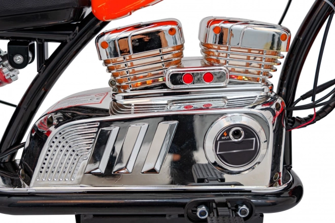 Motorrad Chopper Warrior Orange