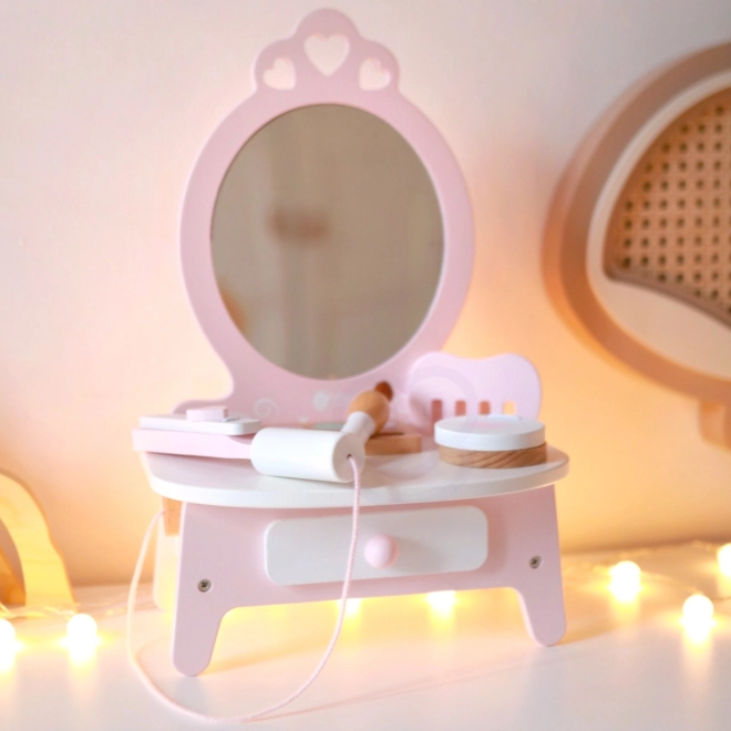 Holztoilette für Kinder mit Spiegel und Zubehör Classic World
