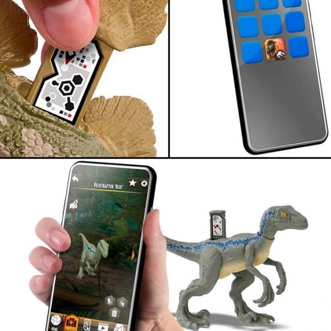 Dinosaurier-Figur Kryptops aus Jurassic World mit wildem Gebrüll und beweglichen Teilen