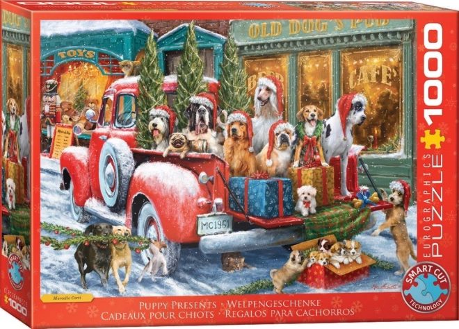 Eurographics Puzzle Welpengeschenke 1000 Teile