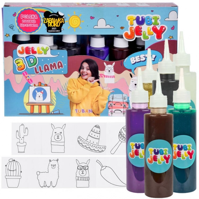 Tubi Jelly Set - Lamafiguren