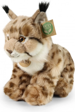 Rappa Plüsch-Luchs sitzend 27 cm umweltfreundlich