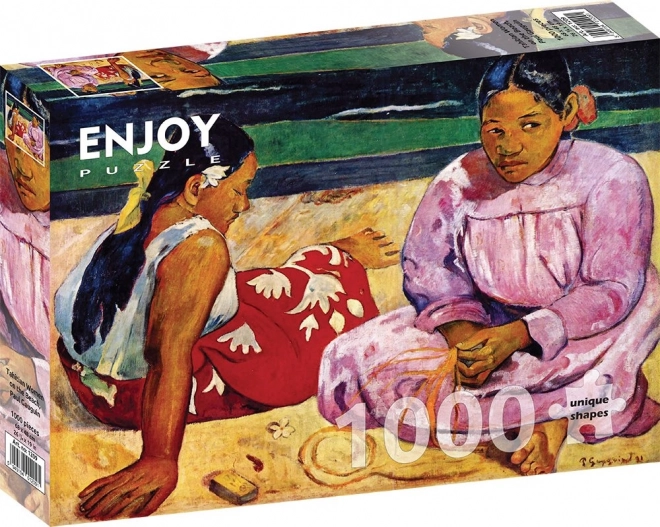 Puzzle GENUSS Paul Gaugin: Tahitianische Frauen 1000 Teile