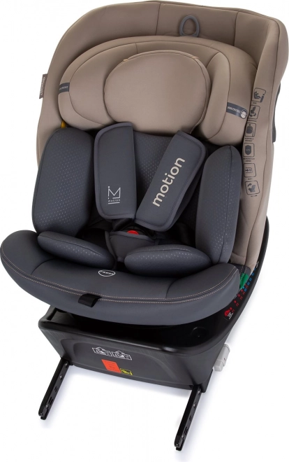 Chipolino Kindersitz Motion i-Size 40-150cm Isofix 360 Macadamia