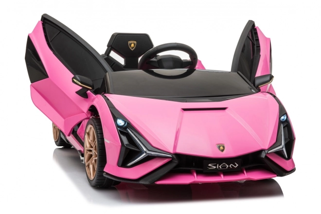 Lamborghini SIAN Kinderauto mit Batterie und Fernbedienung – Rosa