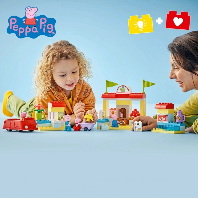 DUPLO Bausteine Peppa Pig und der Supermarkt