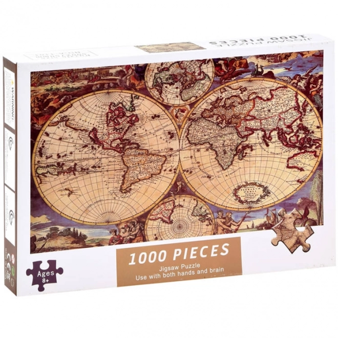 Antike Weltkarte Puzzle 1000 Teile