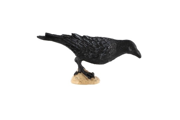 Schwarze Krähe Plastikfigur 11cm