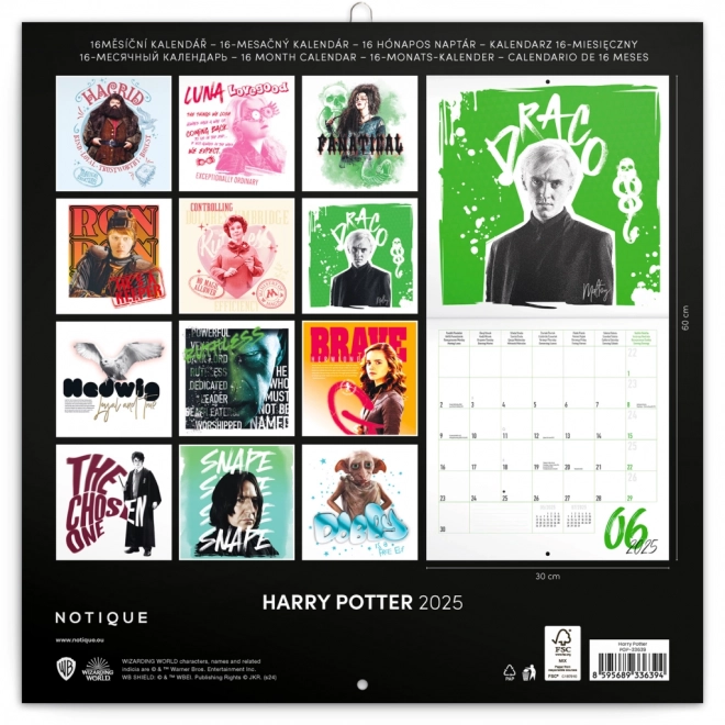 Harry Potter Kalender 2025