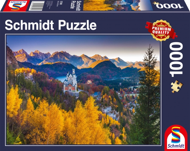 Schmidt Puzzle Neuschwanstein im Herbst 1000 Teile