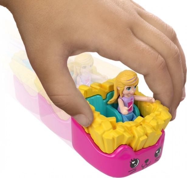 Polly Pocket Snacky Fahrbarer Set