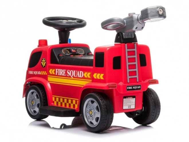 Kinderfahrzeug Feuerwehr mit Seifenblasenkanone