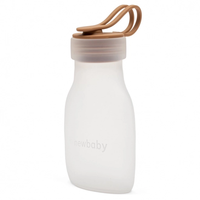 Silikon-Milchflasche New Baby Braun