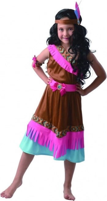 Karnevalskostüm Indianerin für Mädchen 130 - 140 cm