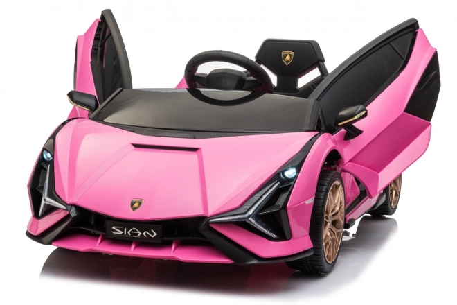 Lamborghini SIAN Kinderauto mit Batterie und Fernbedienung – Rosa