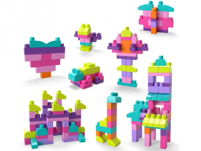 Mega Bloks Großer Beutel Bausteine - Rosa