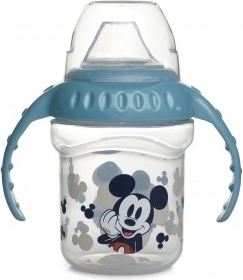 Auslaufsicherer Becher mit Trinkaufsatz und Griff, Mickey