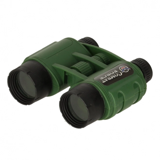 Militärset mit Weste, Gewehr und Fernglas
