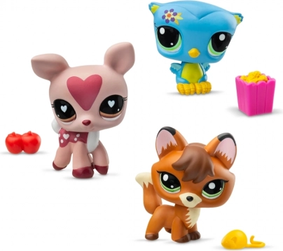 Littlest Pet Shop 3 Figuren - verschiedene Arten