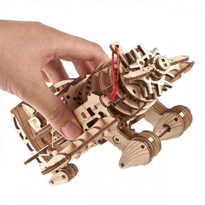 Ugears 3D Holzmechanik-Puzzle Mad Hornet Flugzeug