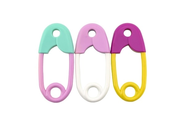 Plastik-Rassel Nadel 12 cm für Babys