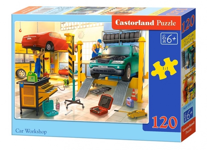 Castorland Puzzle Autowerkstatt für Kinder