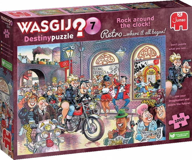 Puzzle WASGIJ Destiny 7: Rock around the Clock! 1000 Teile