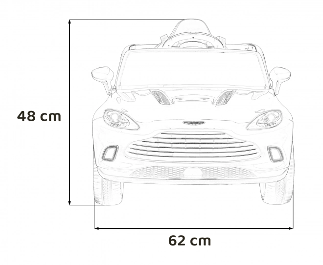 Aston Martin DBX Rot