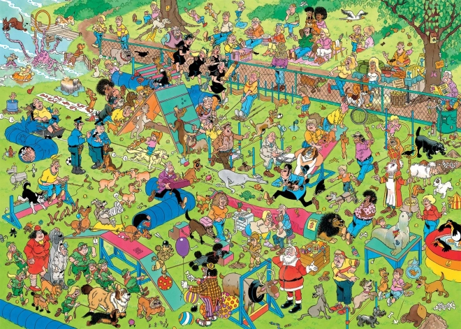Das Puzzle Jan van Haasteren Hundewiese 1000 Teile