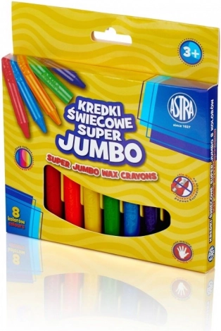 Astra Wachsmalstifte Super Jumbo 8 Stk.