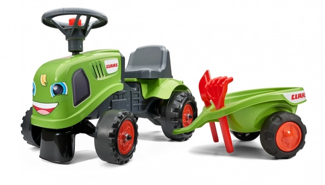 Falk Lauflernwagen Baby Claas mit Anhänger