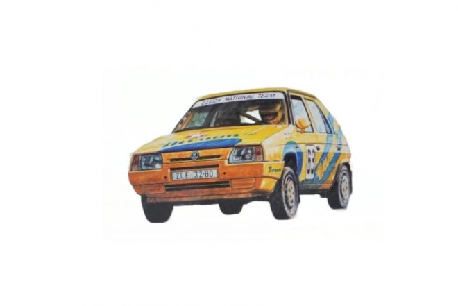 Škoda Favorit Rallye Modellbausatz 1:28