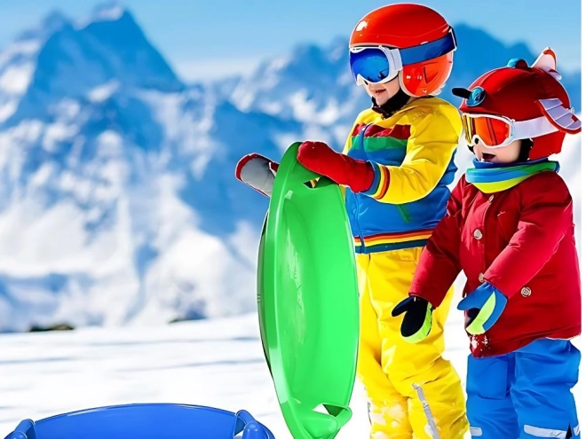 Plastikschlitten für Schnee 62 cm