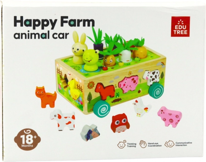 Rollender Bauernhof mit Sortierer und Glöckchen