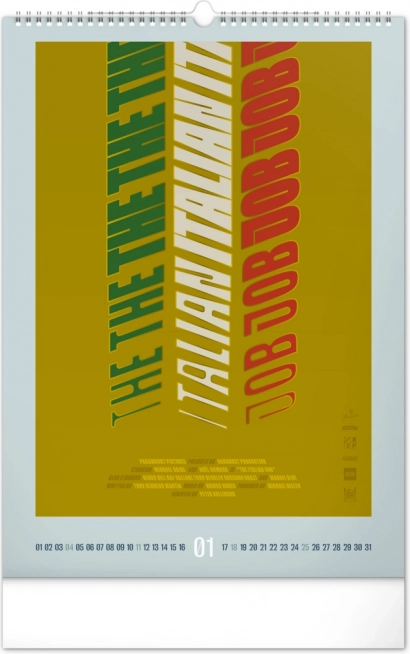 Wandkalender Alternativfilmplakate 2026