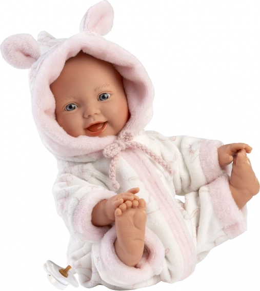 Llorens Little Baby realistische Babypuppe mit weichem Stoffkörper