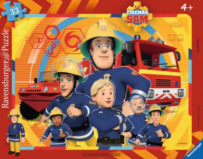 Ravensburger Puzzle Feuerwehrmann Sam 33 Teile