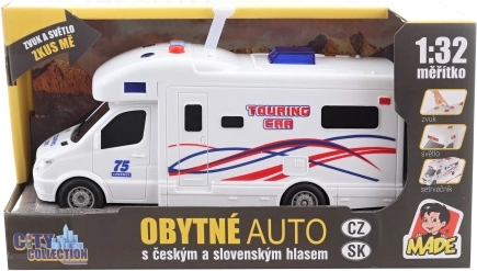 Elektrischer Caravan mit Schwungrad