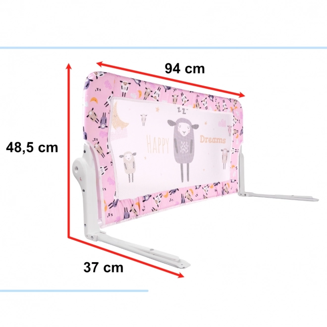 Schutzgitter Schutzbarriere für das Bett 90cm Schaf – Schäfchen