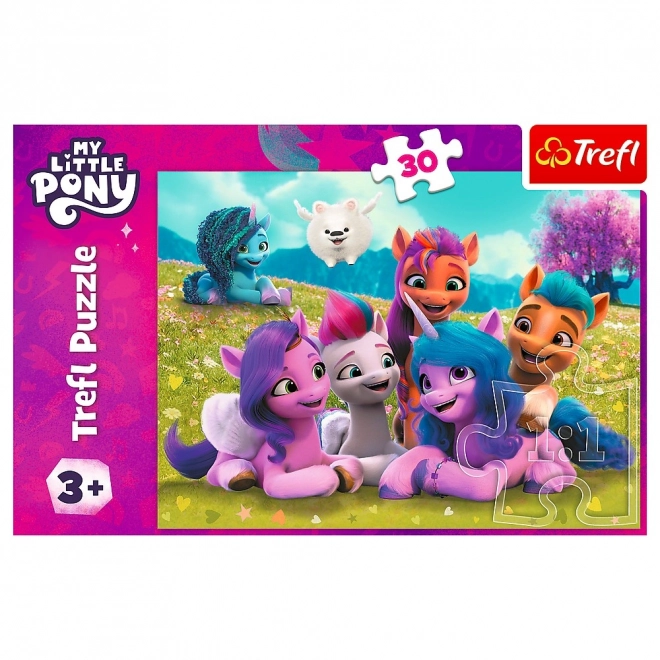 Puzzle 30 Teile Freundschaftliche Ponys My Little Pony