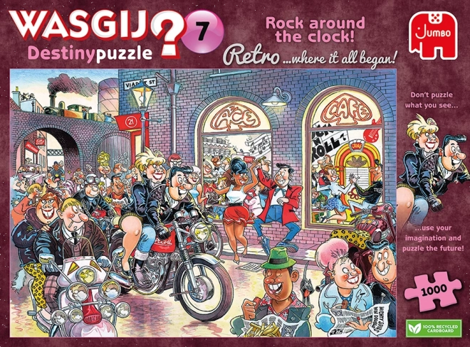 Puzzle WASGIJ Destiny 7: Rock around the Clock! 1000 Teile